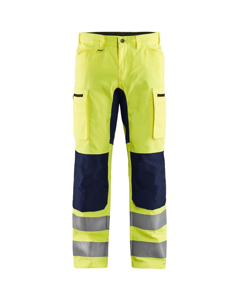 High Vis Geel/Marineblauw (3389)